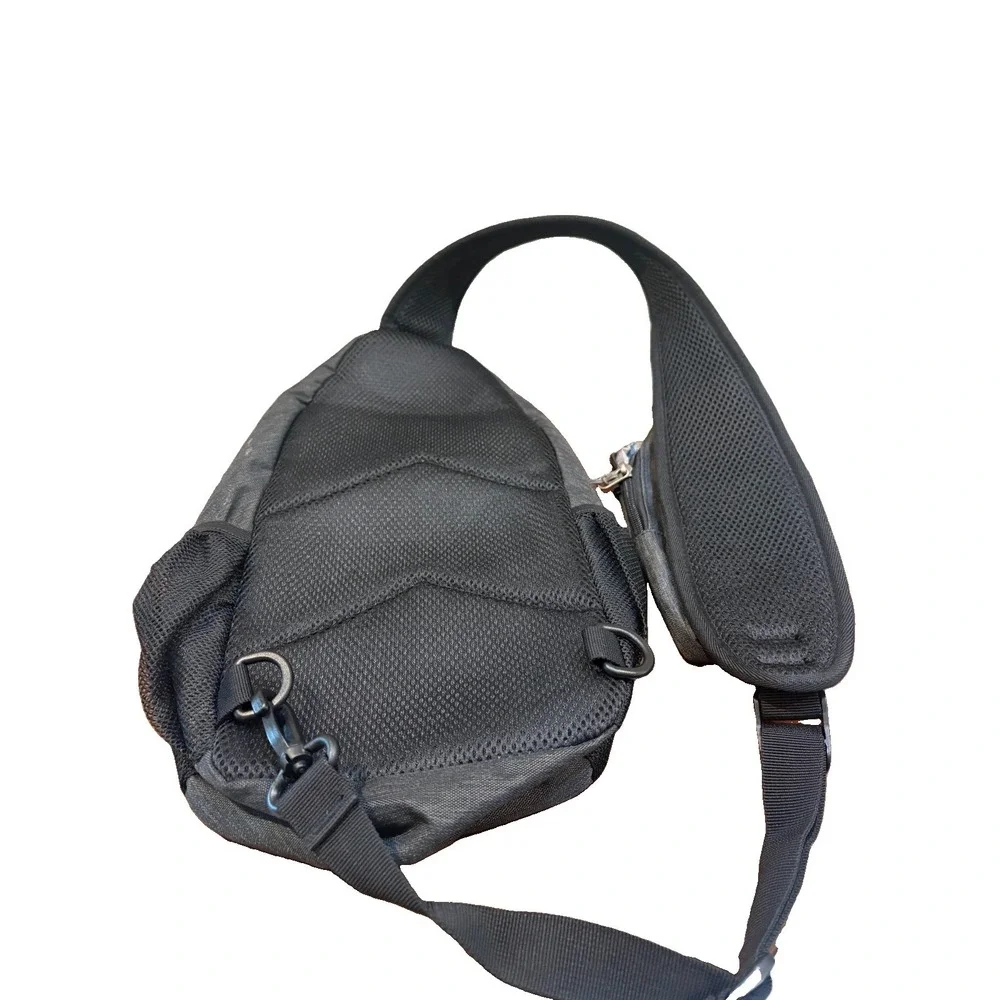 Waterfly Sling Bag Crossbody Backpack Gray Travel Hiking Chest Pack Daypack Men